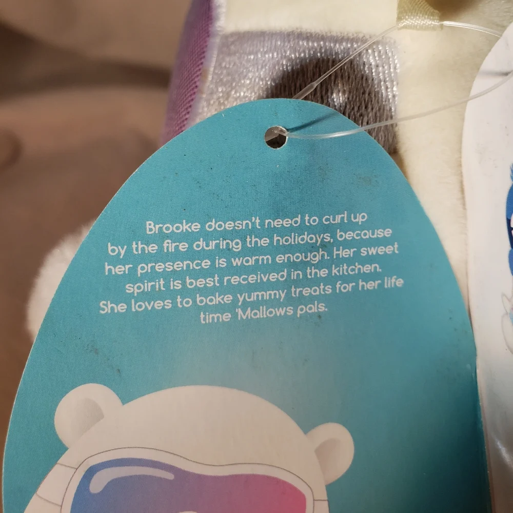Squishmallow Brooke the Polar Bear. 8" - Picture 4 of 6